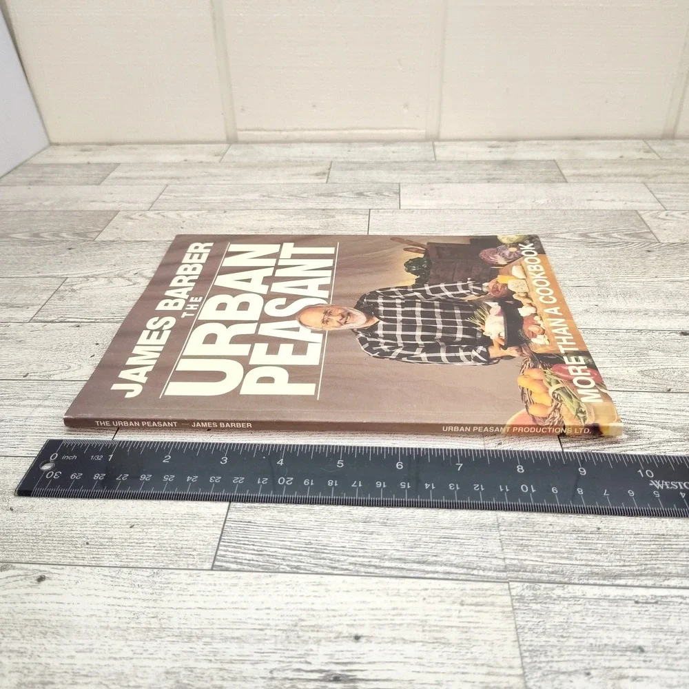 Urban Peasant James Barber 1994 Vintage‎ Softcover Cookbook More Than a Cookbook